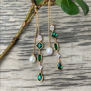 Classic handmade freshwater pearl drop earrings